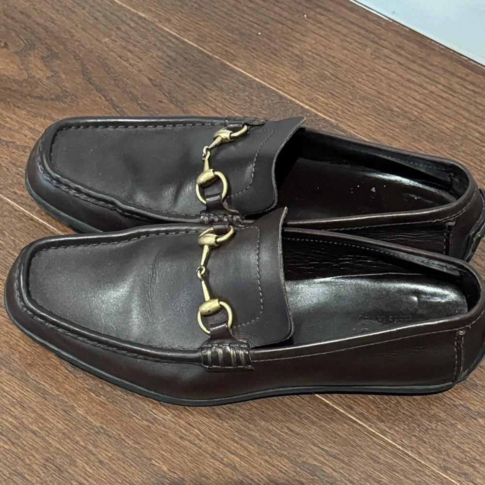 Gucci brown leather
